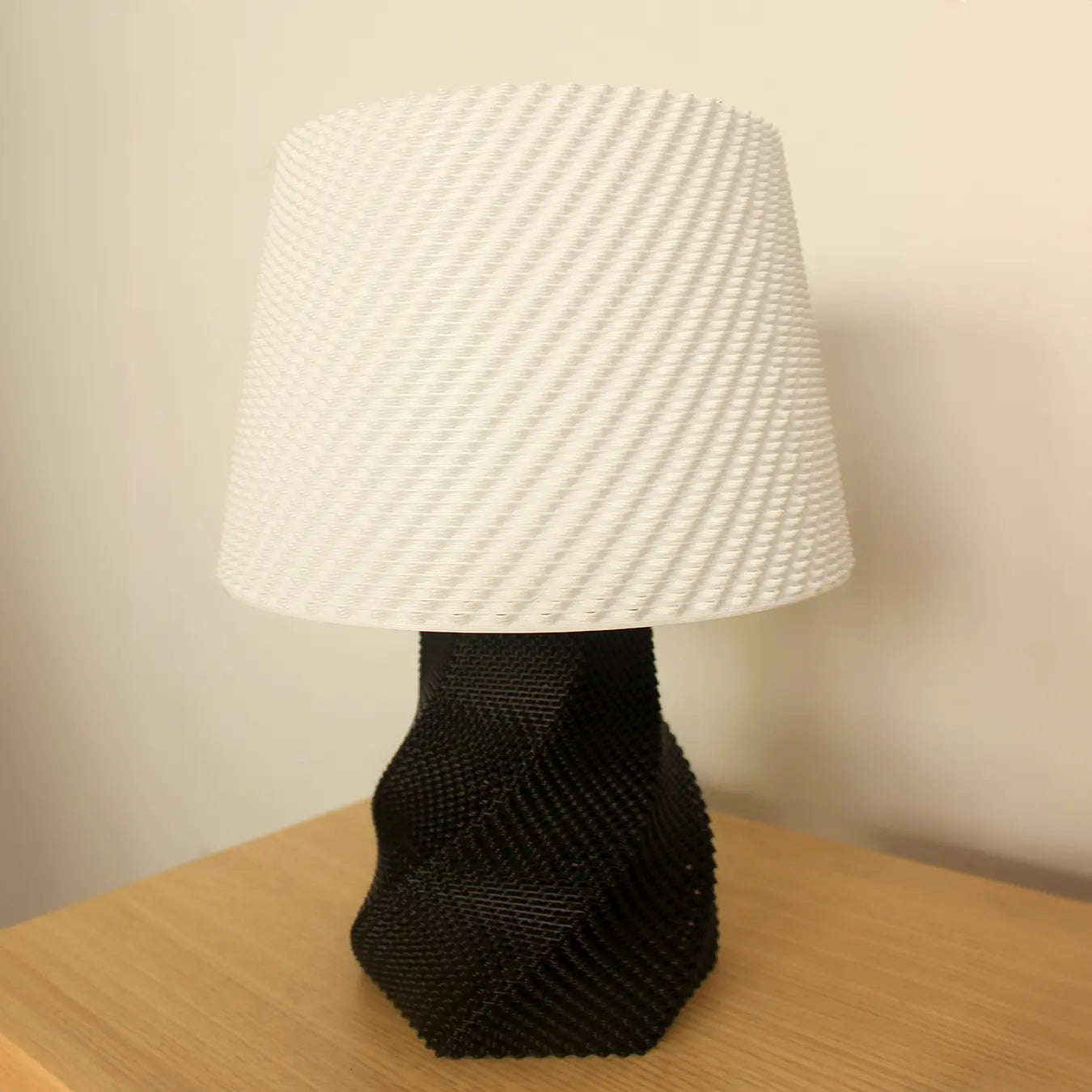 Julian Table Lamp: A Cozy Weave of Light and Comfort