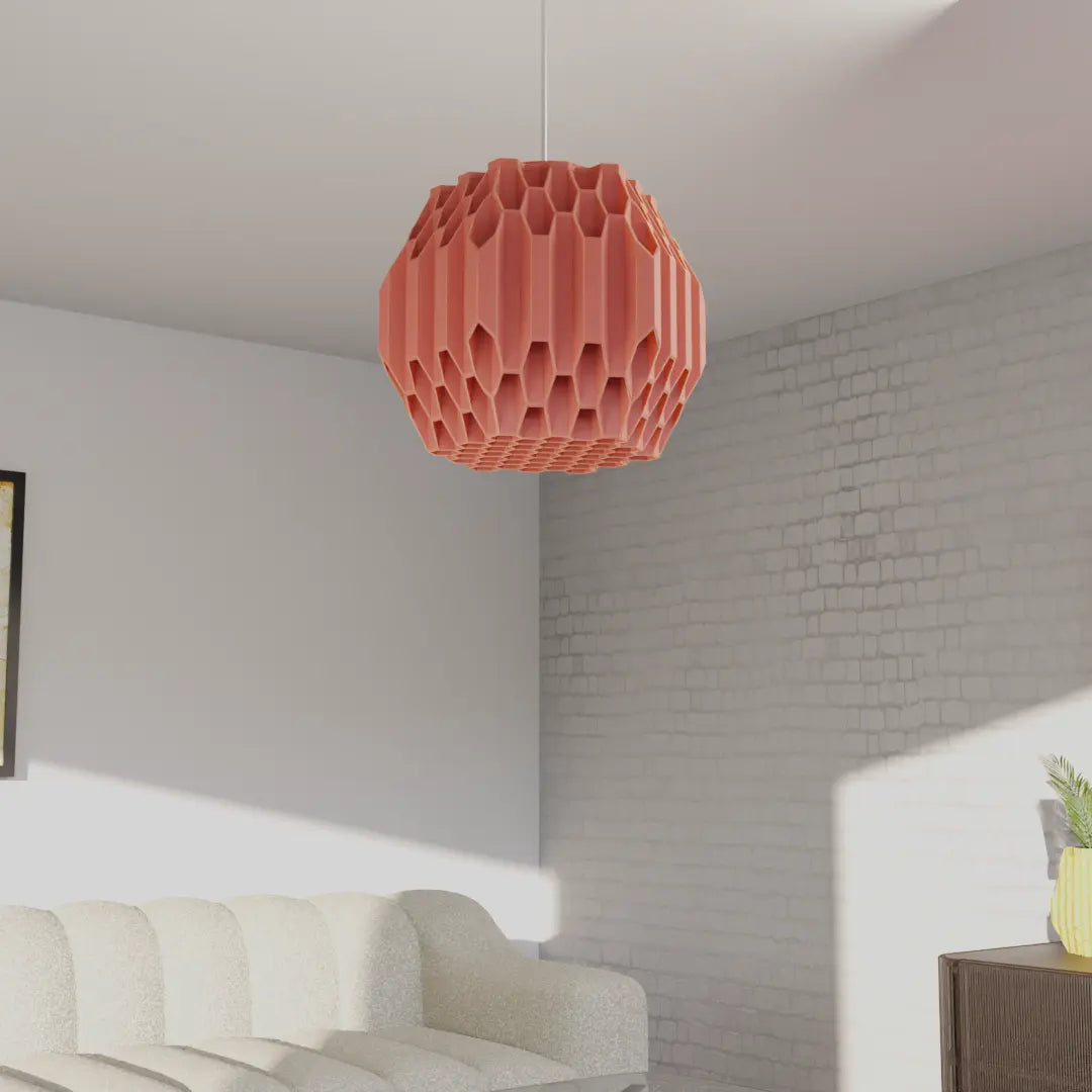 The Hex Overload Lampshade: Modern Geometric Elegance