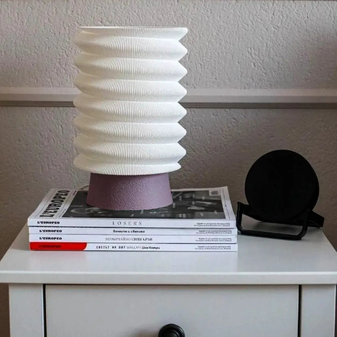 Spiral Minimalist Table Lamp - Desk/Bedside Modern Lamp