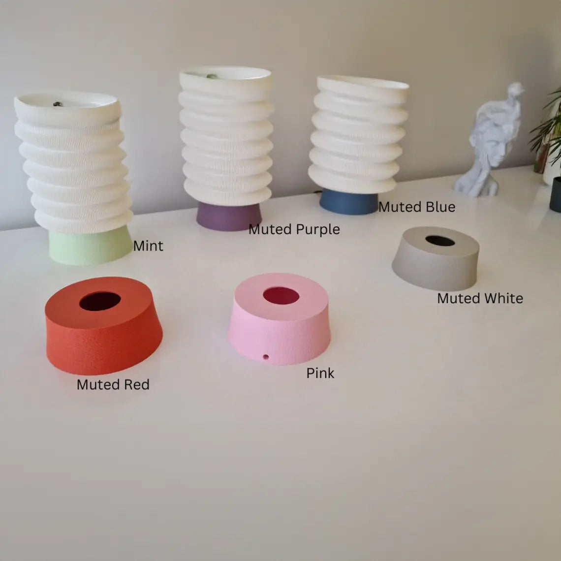 Spiral Minimalist Table Lamp - Desk/Bedside Modern Lamp