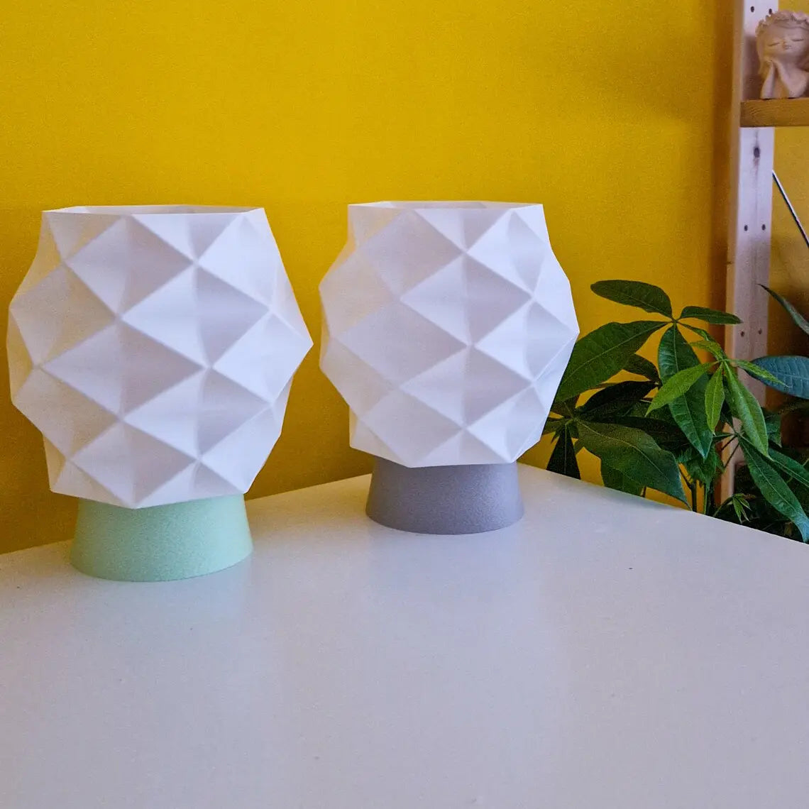 Tetragono Modern Table Lamp  - Minimalist Desk/Bedside Lamp