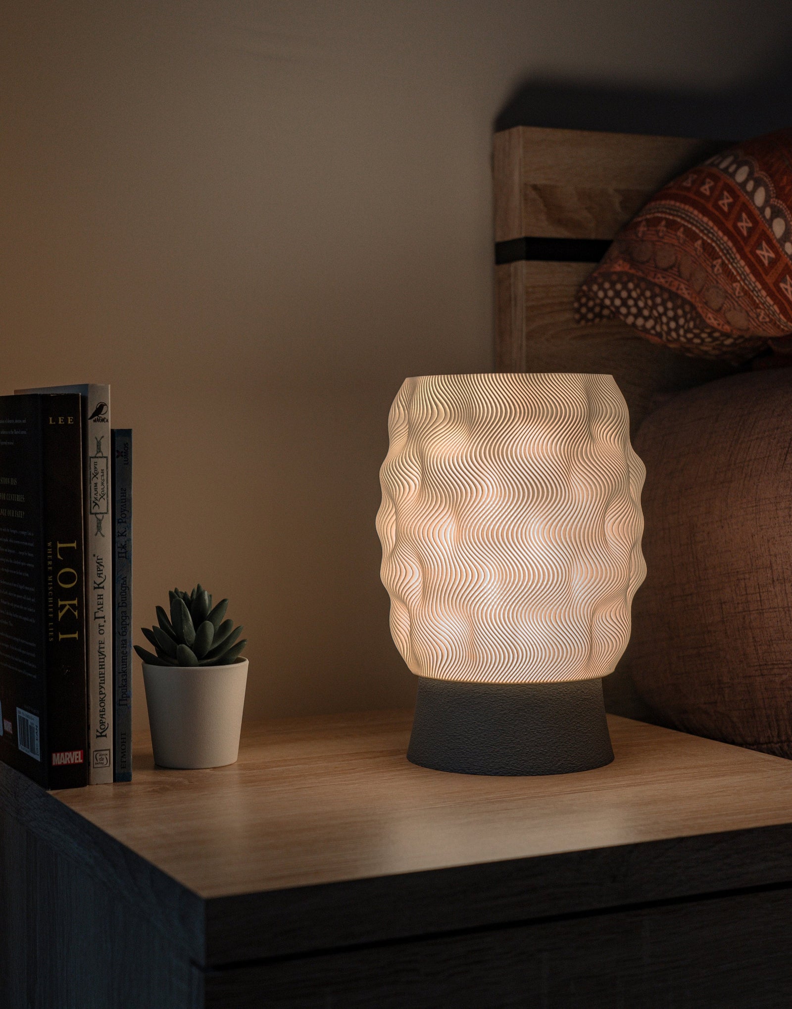 Natural Table Lamp - Desk/Night/Bedside Modern Lamp