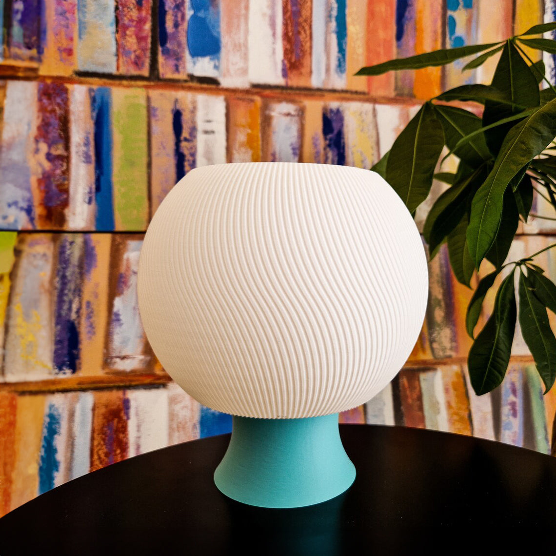 Lámpara de mesa Bubble Gum - Lámpara minimalista de escritorio/mesita de noche