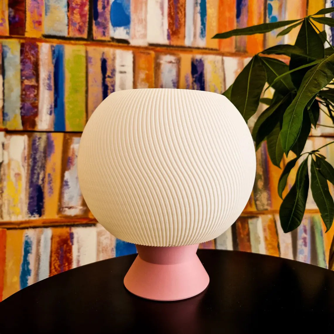 Bubble Gum Table Lamp - Minimalist Desk/Bedside Lamp