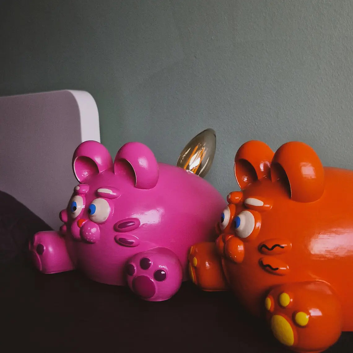 Chubby Cat Table Lamp - Desk/Bedside Kids Lamp