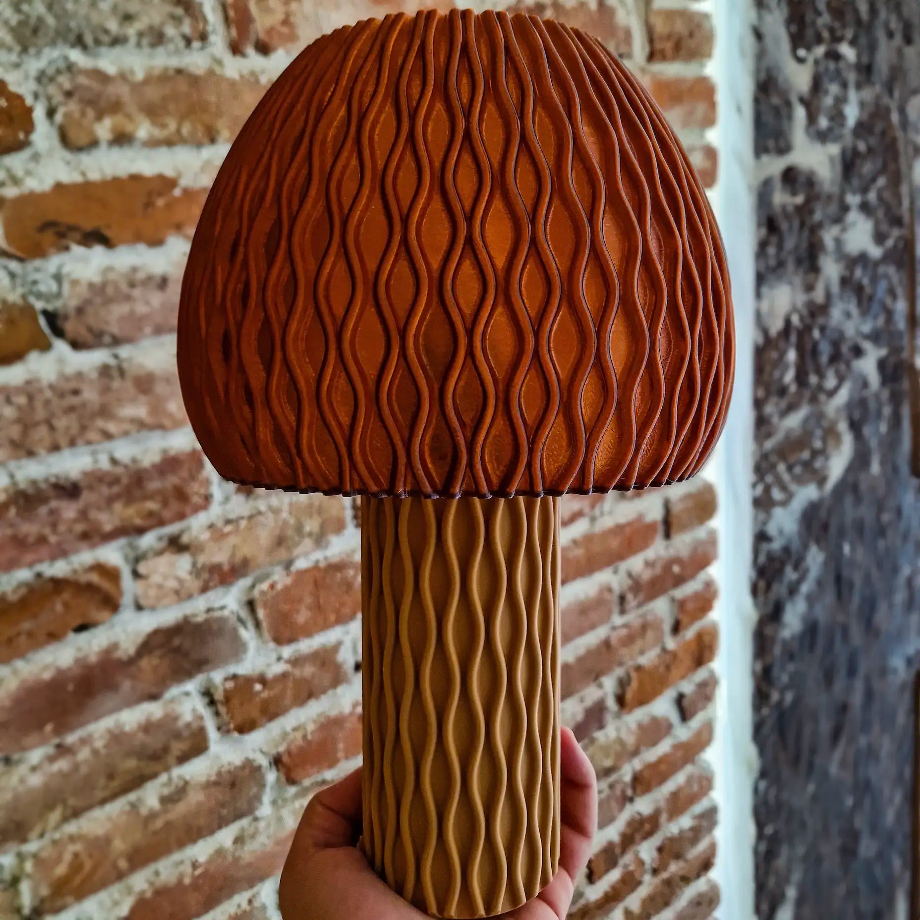 Lampe de table champignon - Design rétro