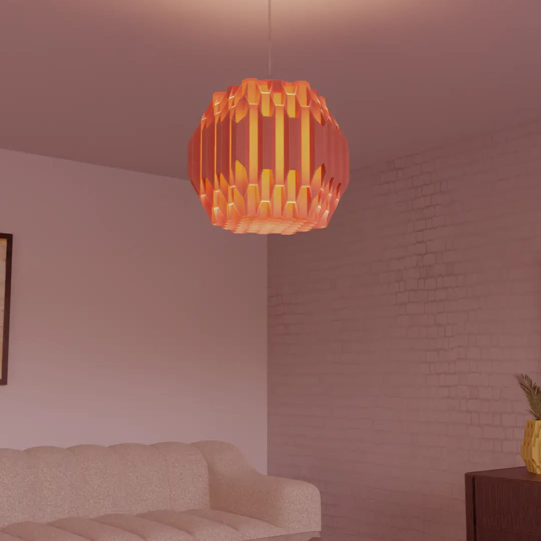The Hex Overload Lampshade: Modern Geometric Elegance