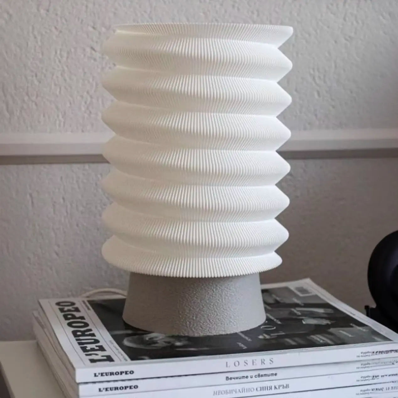 Spirale minimalistische Tischlampe – moderne Schreibtisch-/Nachttischlampe
