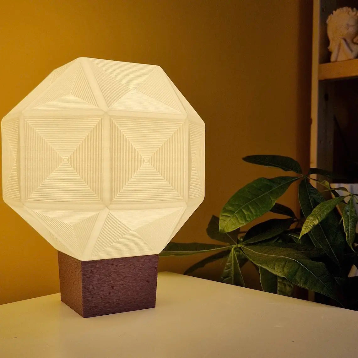 Lámpara de mesa minimalista Tessera - Lámpara de escritorio/mesita de noche
