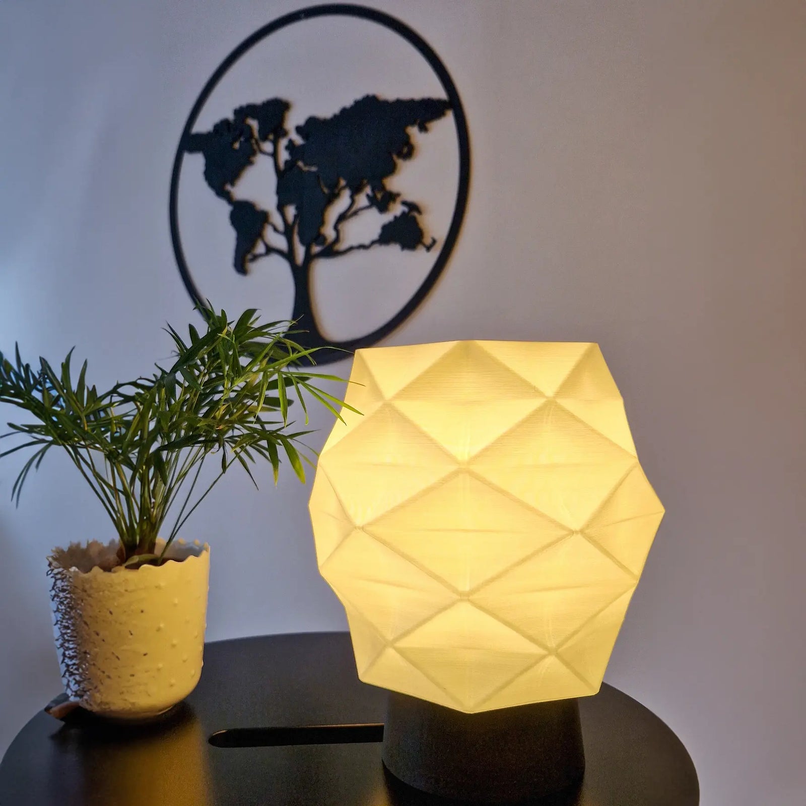 Tetragono Modern Table Lamp  - Minimalist Desk/Bedside Lamp