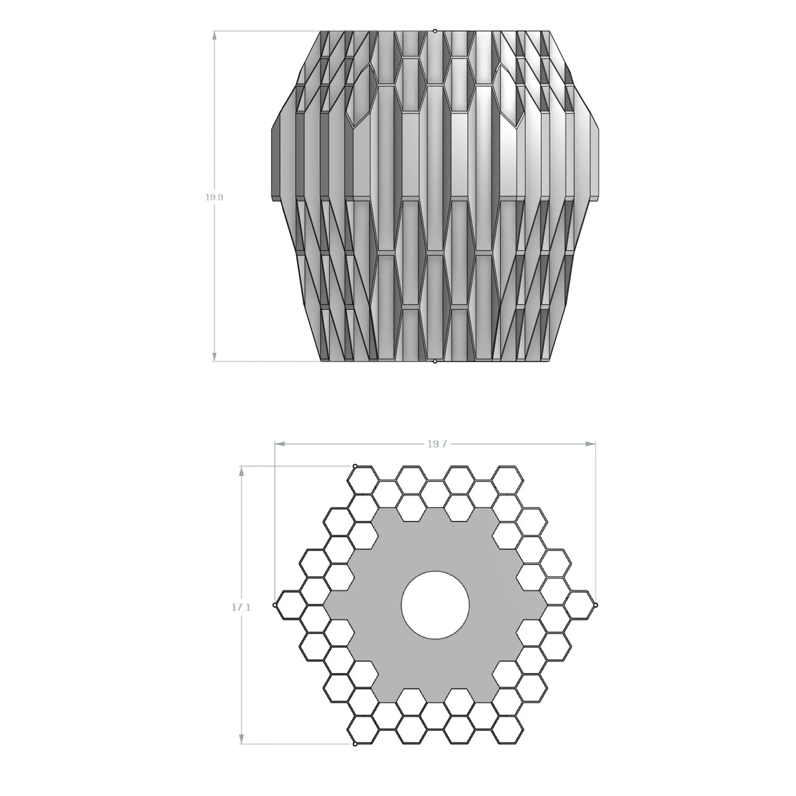 The Honeycomb Lampshade: Modern Ambient Glow