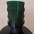 Lámpara de mesa Wavy Jade Emerald - Lámpara de noche de diseño minimalista retro