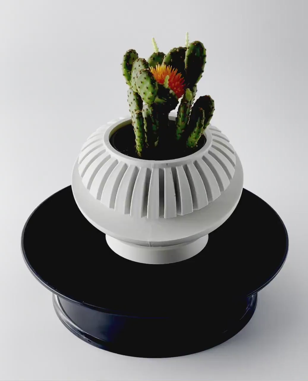 Luxar Planter Pot: Sleek 3D Printed Modern Design for Stylish Indoor Gardening