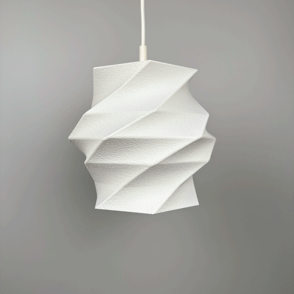 The Flowing Fuzzy Skin Lampshade