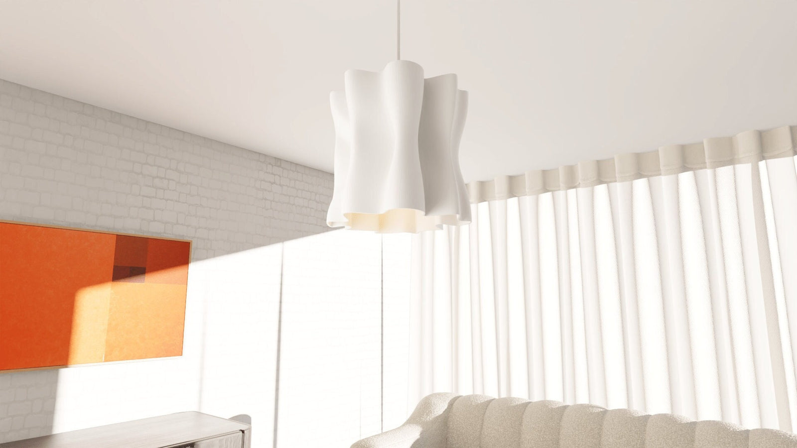 The Cloth Lampshade - Original Natural Design